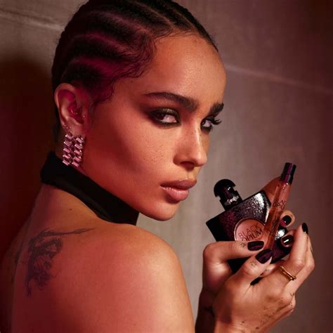 ysl black opium actress|YSL's New Perfume Makes Zoë Kravitz Feel Sexy .